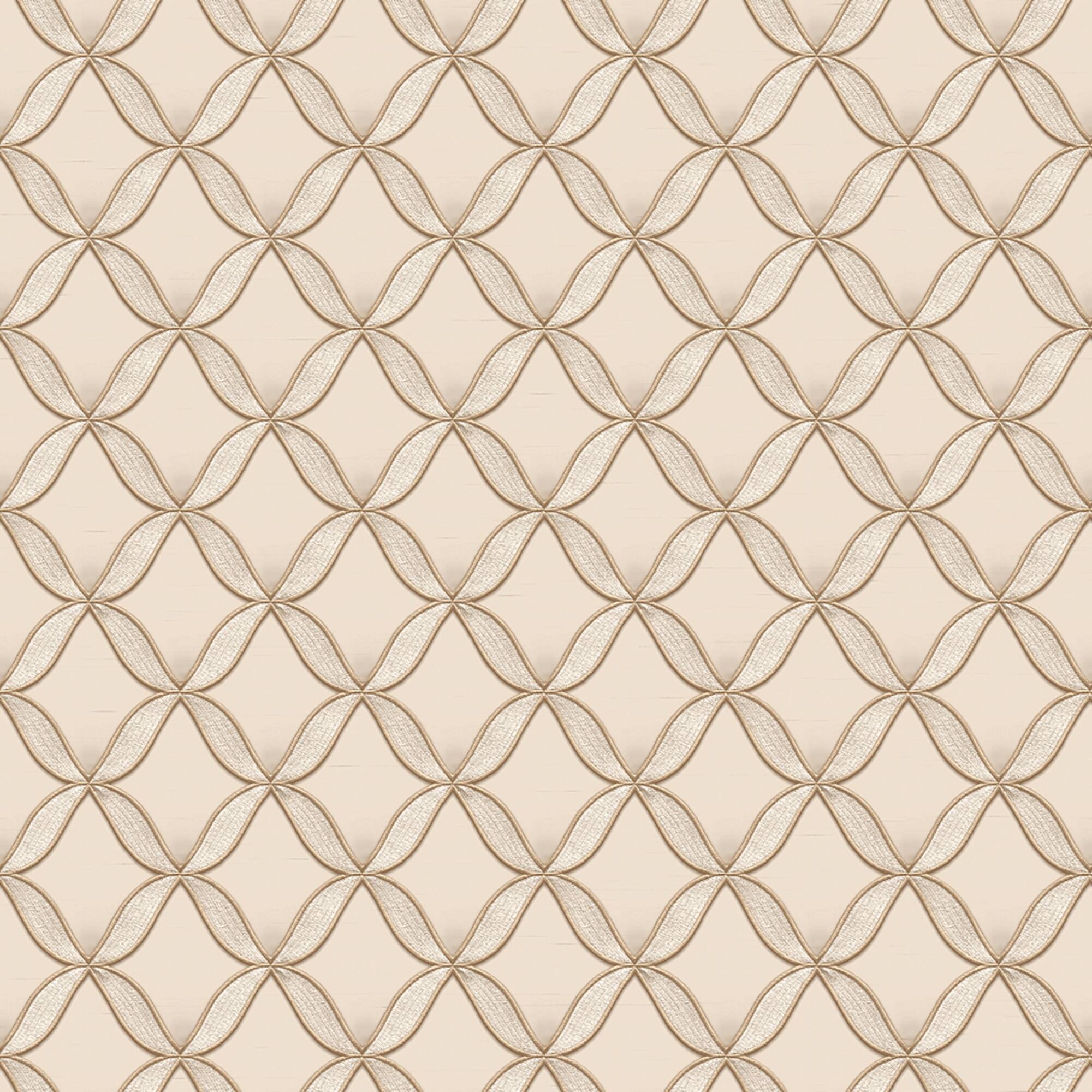 Designs Direct Geometric Trellis Wallpaper